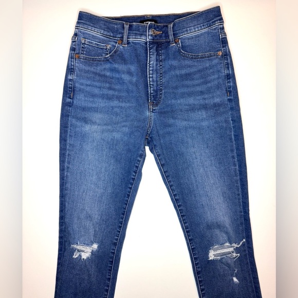 Express Women’s High Rise Skinny Jeans Size- 6R - Picture 2 of 9